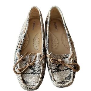 Carlson snake print leather shoes size 6.5M